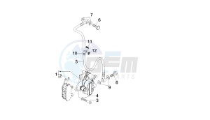 BOULEVARD - 100 CC 4T drawing FRONT BRAKE