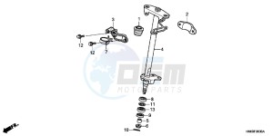 TRX250XC drawing STEERING SHAFT