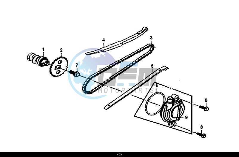 CAM SHAFT CYL. HEAD L. SIDE COVER