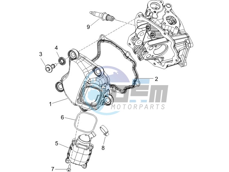 Cylinder head cover