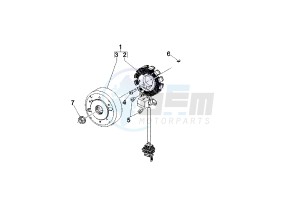 Runner SP 50 drawing Flywheel magneto