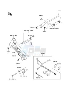 KLX110 KLX110A7F EU drawing Chassis Electrical Equipment