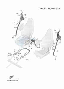 YXF850ES YX85FPSP (BARM) drawing SEAT 2