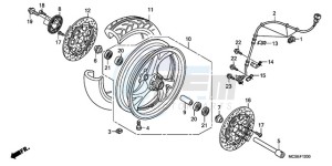 ST1300A9 CH / ABS MME - (CH / ABS MME) drawing FRONT WHEEL