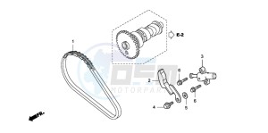 TRX420FM FOURTRAX drawing CAM CHAIN/TENSIONER