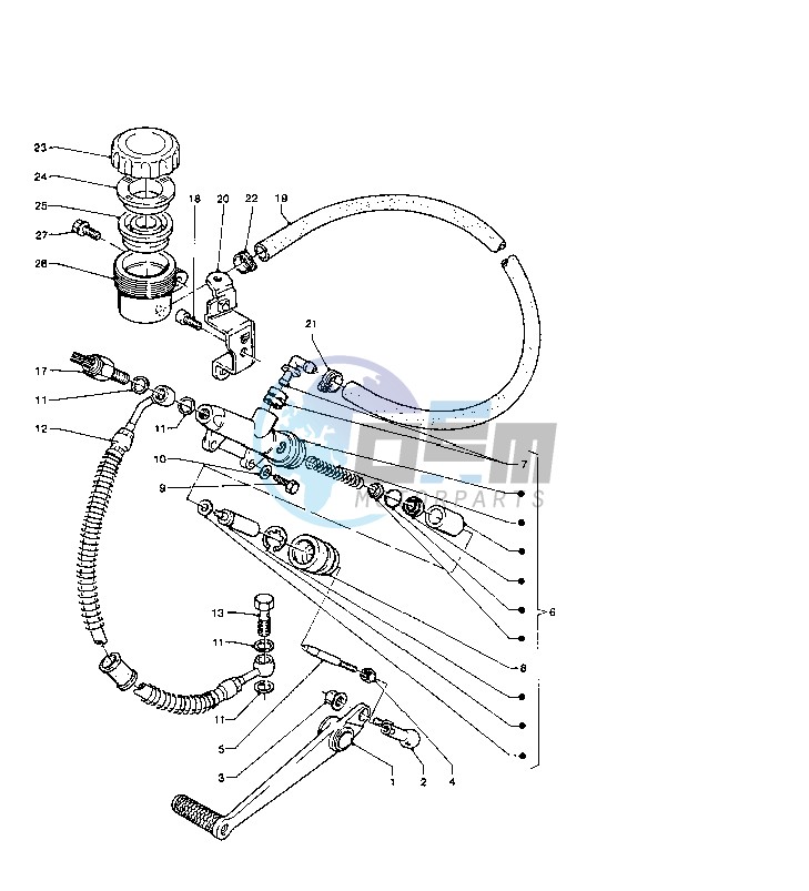 REAR MASTER CYLINDER