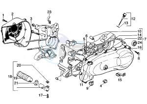 ET2 INIEZIONE 50 drawing Crankcase cover