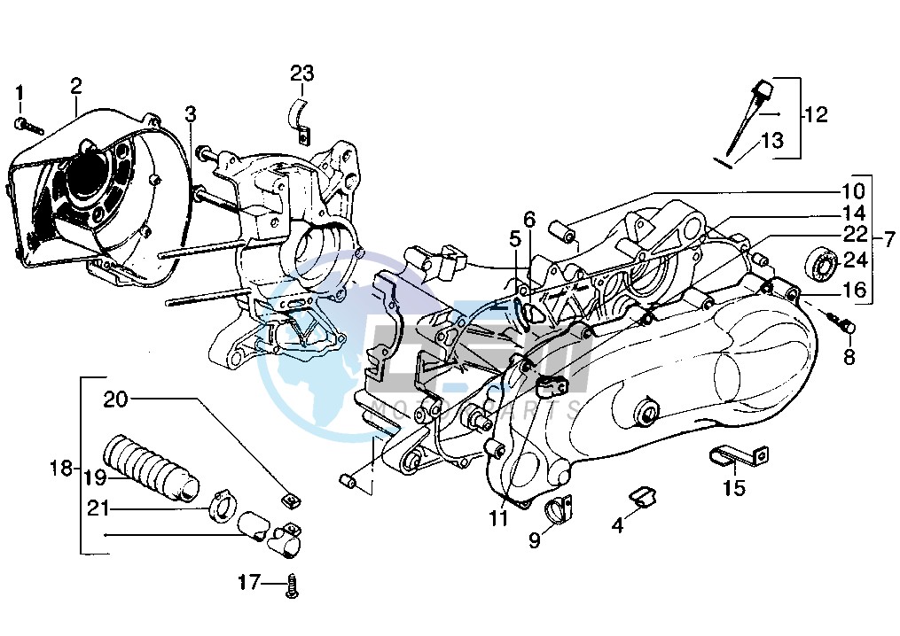 Crankcase cover