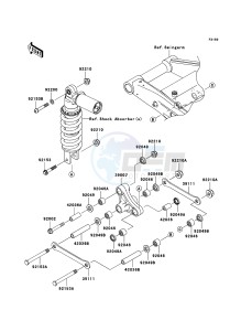 Z1000_ABS ZR1000C9F FR GB XX (EU ME A(FRICA) drawing Suspension