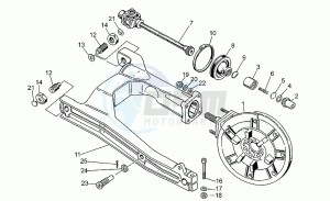 Nevada 750 Club Club drawing Swing arm