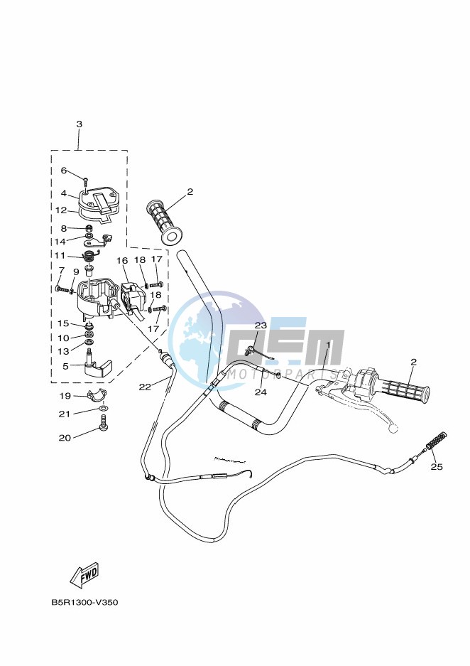 STEERING HANDLE & CABLE