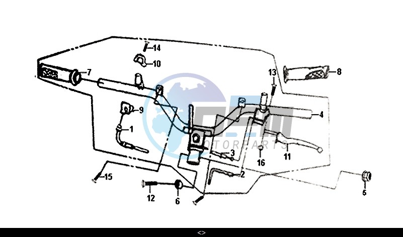 CABLE SWITCH HANDLE LEVER