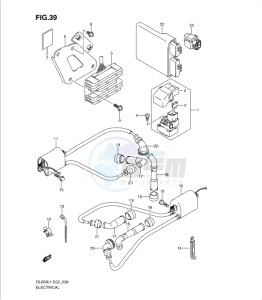 DL650 drawing ELECTRICAL (DL650AL1 E19)