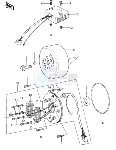 KL 250 A [KLR250] (A1-A2) [KLR250] drawing GENERATOR_REGULATOR