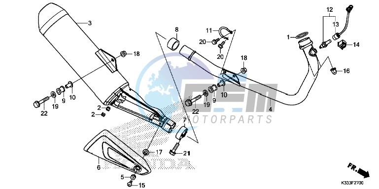 EXHAUST MUFFLER