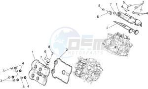 Dorsoduro 1200 (EMEA, APAC, NAFTA) (CND, EU, K, RU, USA, V) drawing Valves cover