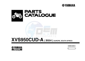 XVS950CUD-A XV950 ABS XV950 R-SPEC (BS54) drawing .1-Front-Page