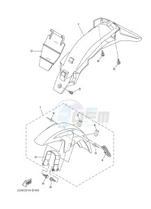 YB125 (2CS5) drawing FENDER