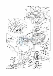 YZF250-A (B1X4) drawing FUEL TANK