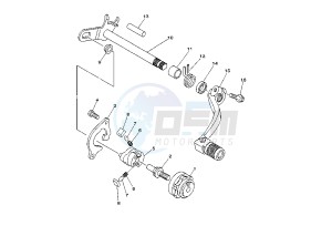 WR F 250 drawing SHIFT SHAFT