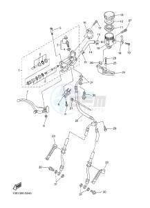 YZF-R6 600 R6 (2CXE 2CXF) drawing FRONT MASTER CYLINDER