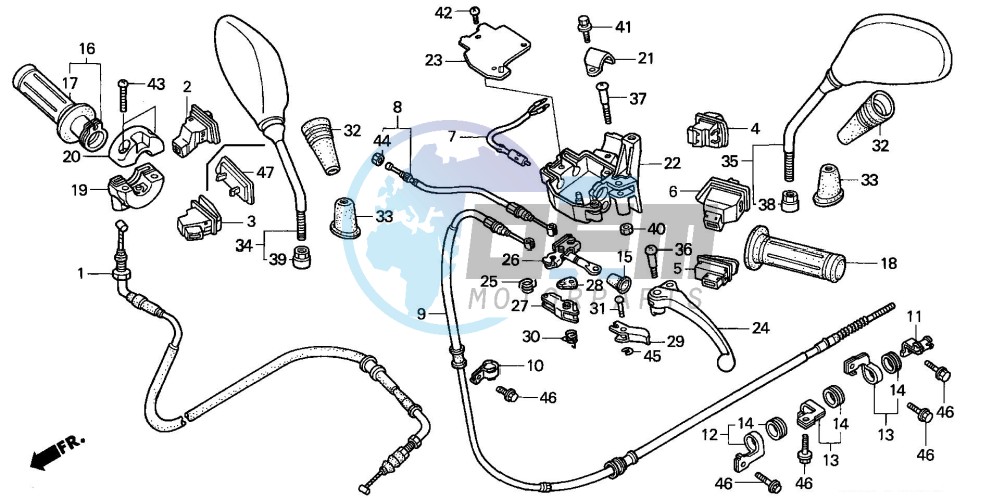 HANDLE LEVER/SWITCH/CABLE