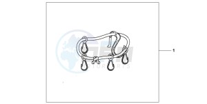 ST1300A drawing PANNIER INNER BAND SET