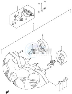 SV650S (E2) drawing HEADLAMP (SV650SX SY SK1 SK2 E2,E24)