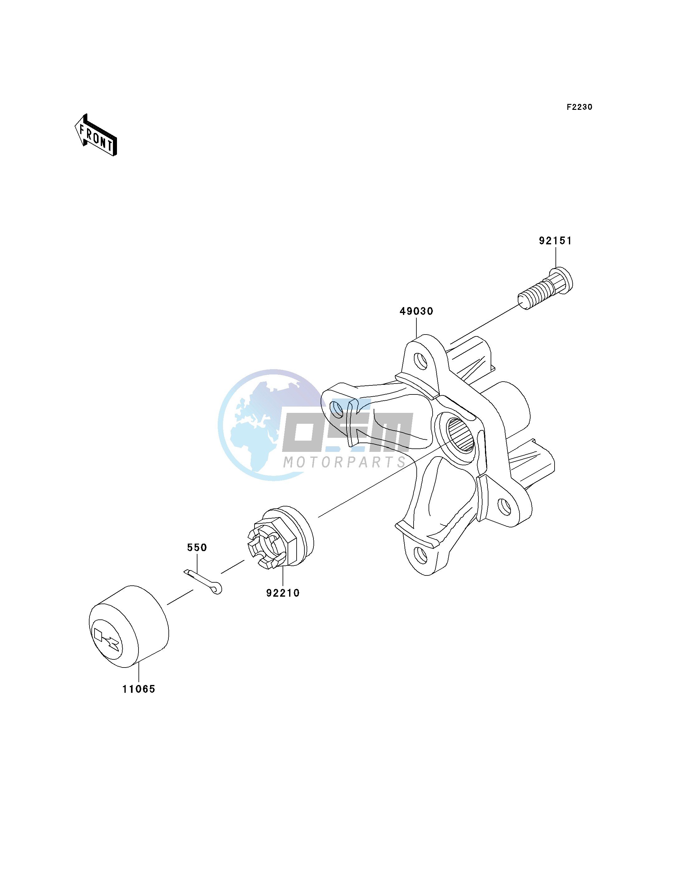 FRONT HUB