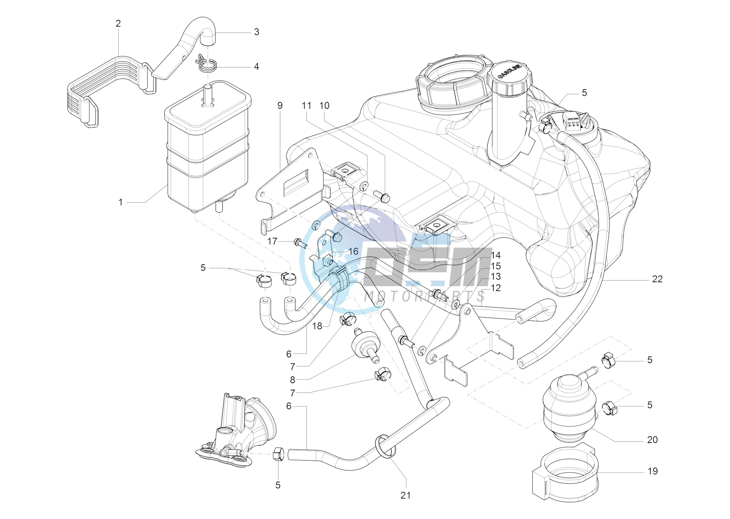 Anti-percolation system