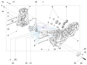 S 125 4T 3V E3 ie Taiwan drawing Crankcase