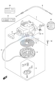 DF 6A drawing Recoil Starter