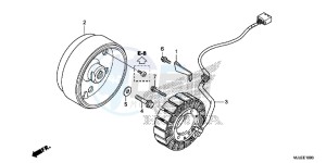 NC750SAF NC750S 4ED - (4ED) drawing GENERATOR