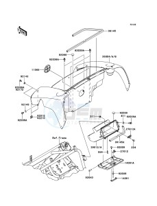 MULE_610_4X4 KAF400ACF EU drawing Front Box