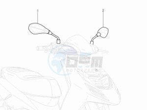 Typhoon 50 2t e3 (CH) Switserland drawing Mirrors