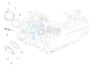 GTS SUPER- SUPER SPORT 150 4T 3V IE ABS E3-E4 (APAC) drawing Cylinder head cover