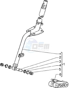 Hexagon 180 GTX drawing Steering column