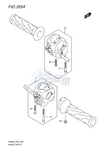 AN400 BURGMAN EU drawing HANDLE SWITCH