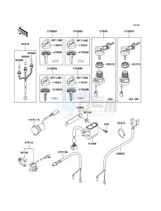 KVF360_4X4 KVF360-A3 EU GB drawing Ignition Switch