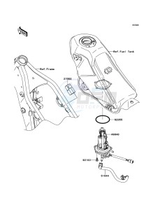 KLX250 KLX250SCF XX (EU ME A(FRICA) drawing Fuel Pump