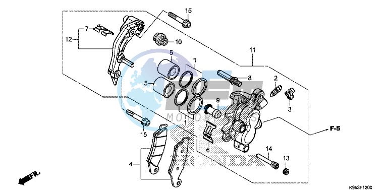 FRONT BRAKE CALIPER