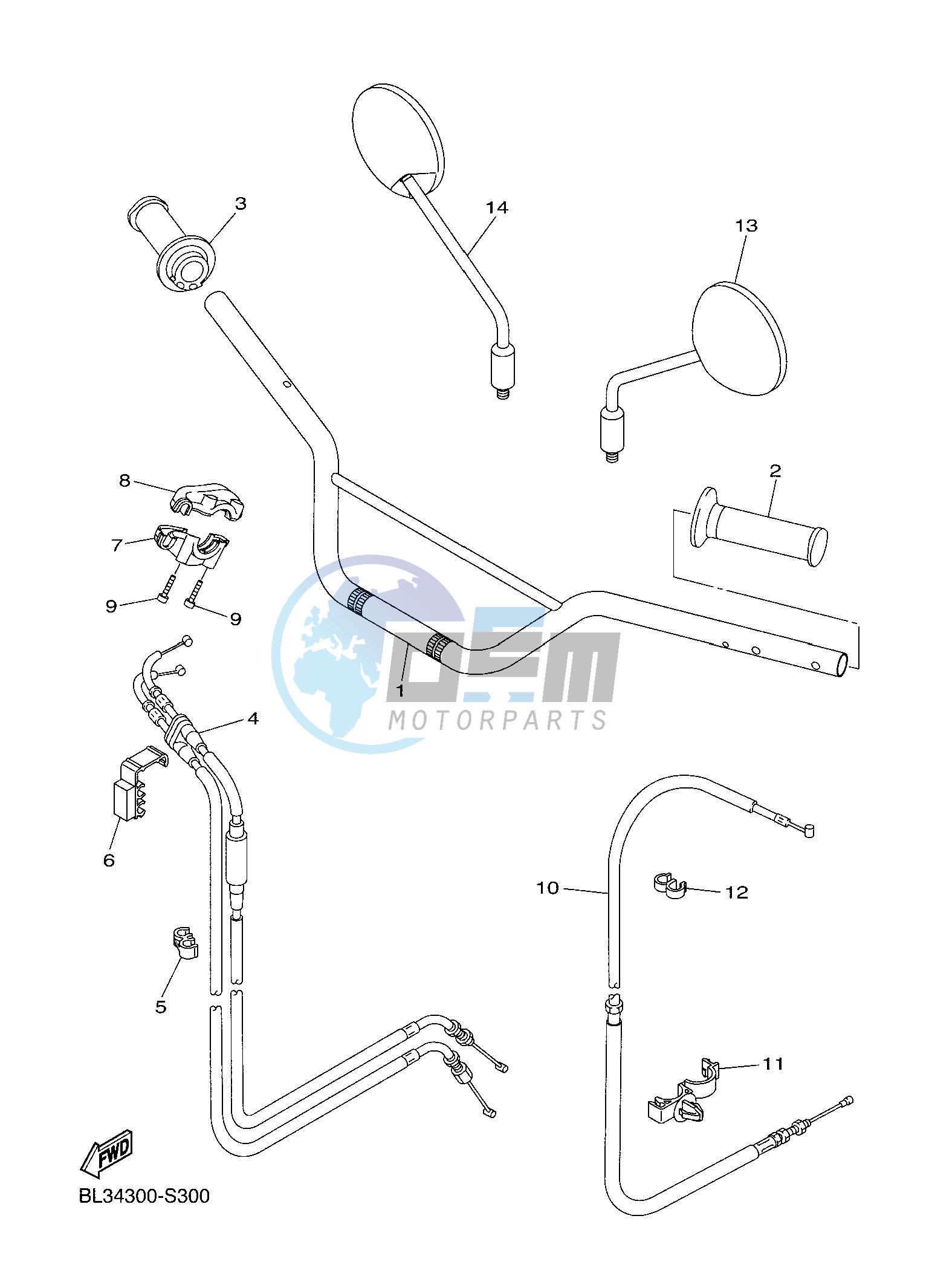 STEERING HANDLE & CABLE