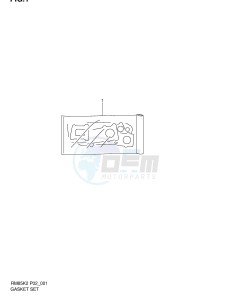 RM85 (P2) drawing GASKET SET