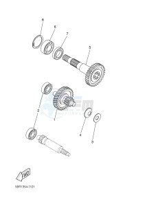 NS50N AEROX NAKED (1PL8 1PL8 1PL8) drawing TRANSMISSION