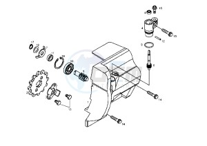 DXR QUAD - 250 cc drawing SPEEDOMETER DRIVE PINION