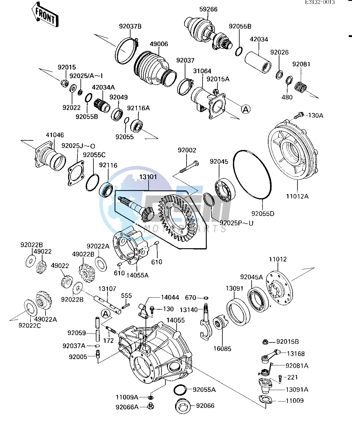 DRIVE SHAFT_FINAL GEARS   -- HB517101 Till 518101- -