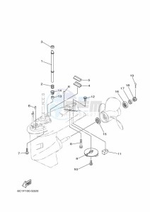 F40HET drawing PROPELLER-HOUSING-AND-TRANSMISSION-2