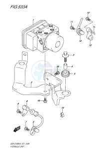 GSX-S1000F ABS EU drawing HYDRAULIC UNIT