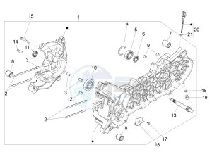 PRIMAVERA 50 4T-3V NOABS E4 (EMEA) drawing Crankcase