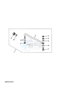 FT50JET drawing STEERING-ATTACHMENT